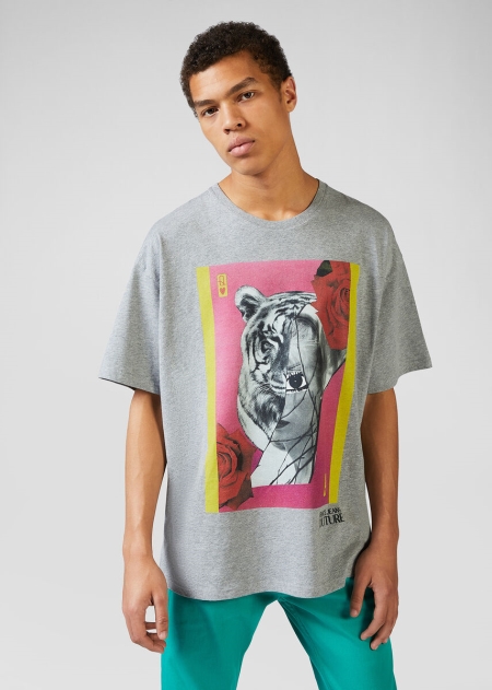 Versace Collage Capsule Collection T-shirt Herr - 327589EAM